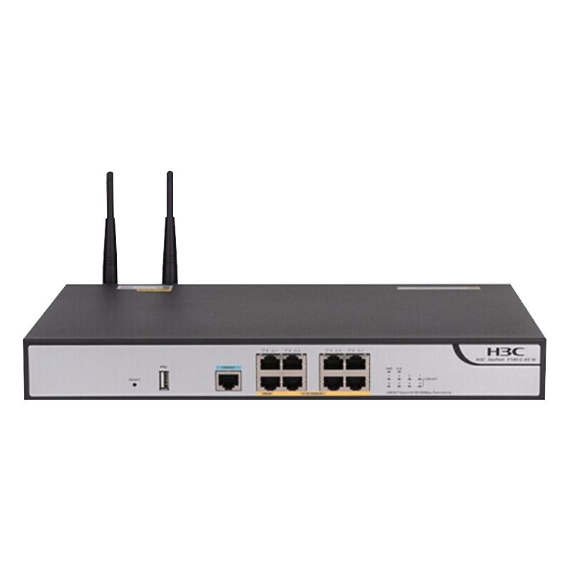 华三(H3C)F100-C-A5-W 8口全千兆多功能双频无线wifi企业级防火墙 带机量70-120