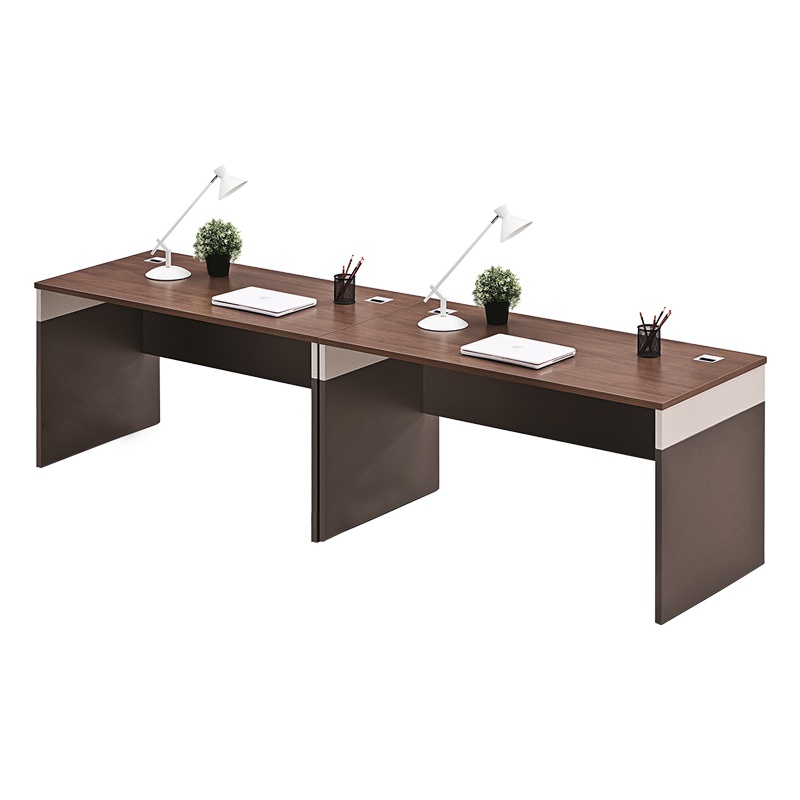 [藏书阁]办公桌2.8米简约现代电脑桌子职员工位办公家具办公台