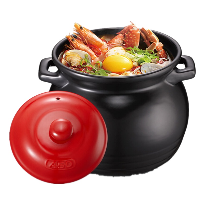 爱仕达养生陶瓷煲汤煲 3.5L煲汤炖锅汤煲高汤锅砂锅JLF35CP