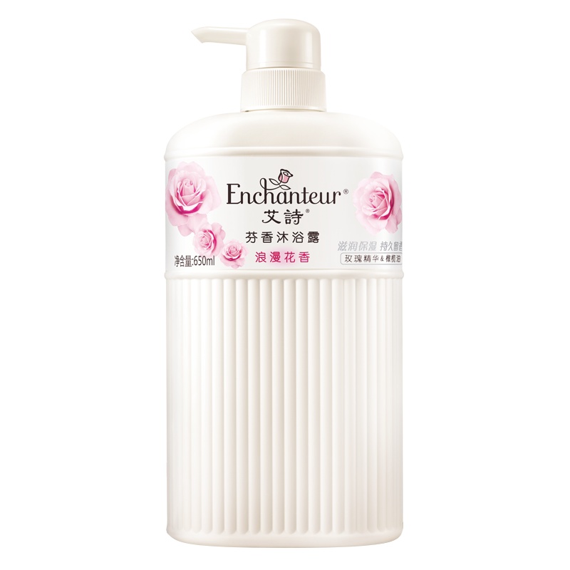 艾诗 浪漫花香沐浴露 650ml