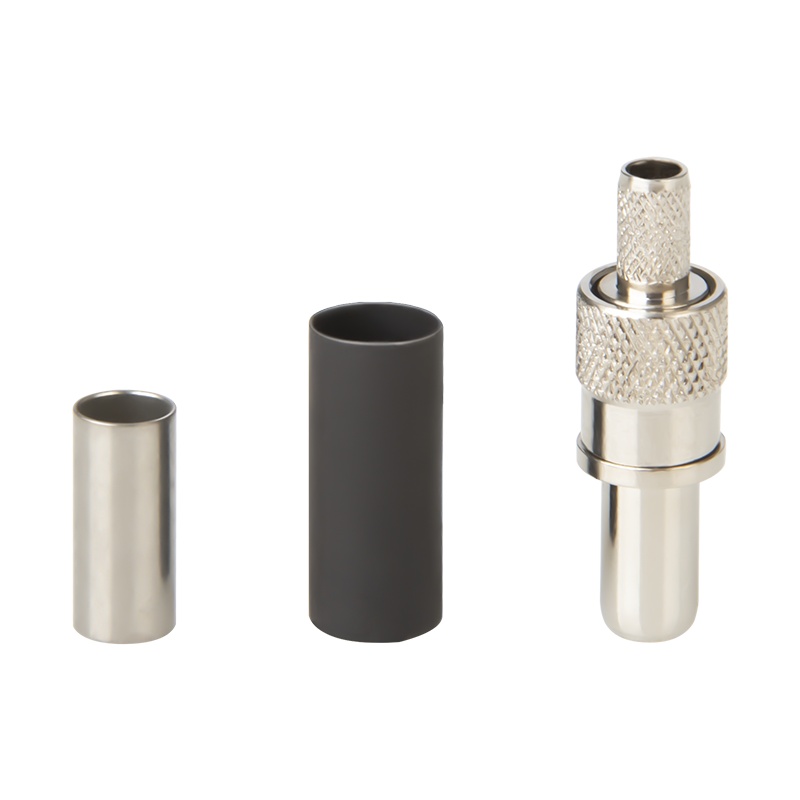 博扬 NEC-K头 2M头E1同轴连接器DDF射频线插头同轴SYV-75-2-1电缆连接器 10个装BY-NEC-K-1