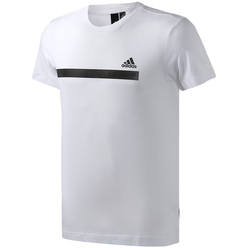 阿迪达斯男服装短袖T恤透气运动休闲服装DZ2212