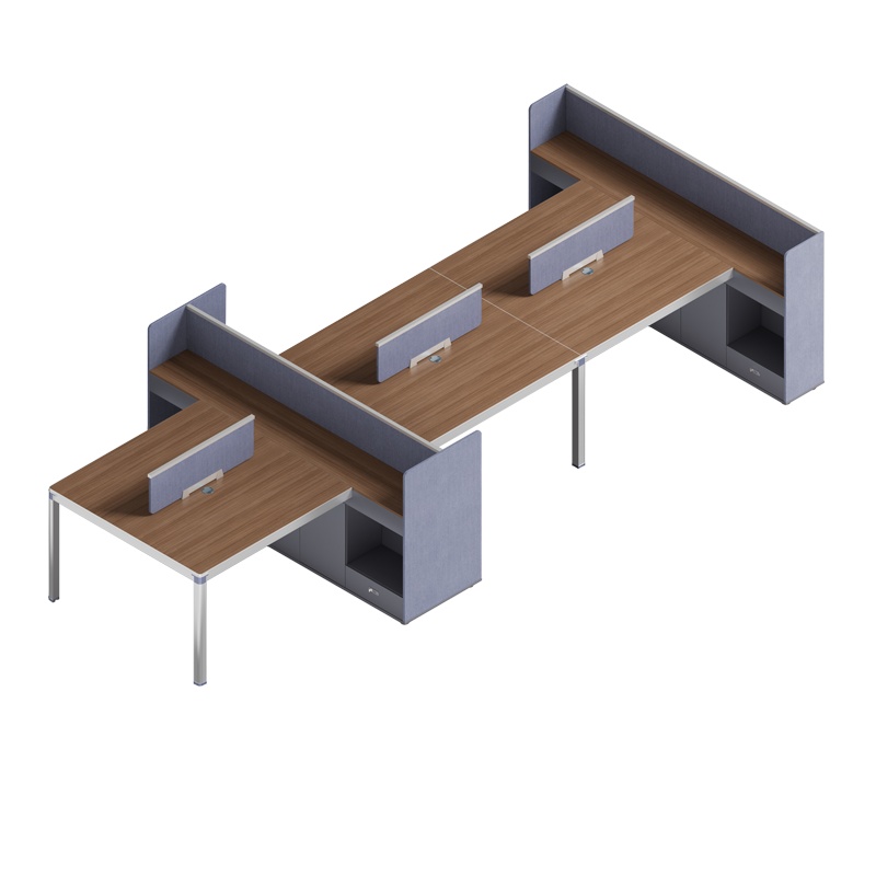 科朔 办公桌职员桌 员工桌 板式办公桌 六人位4.5米KS-08B4504