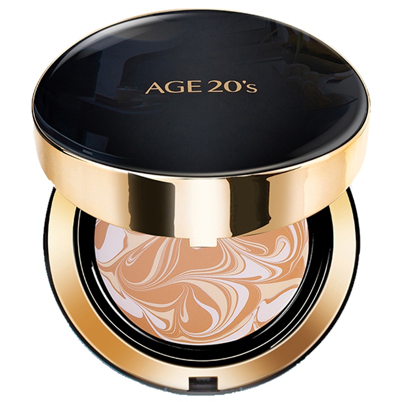 Aekyung Age 20's爱敬新款气垫粉底BB霜星空黑13象牙14g*2SPF50+PA++++定妆防晒隔离