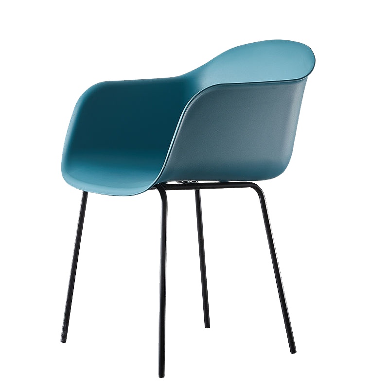 卡里鳄咖啡吧椅子KLE—CFY01休闲椅铁艺靠背椅