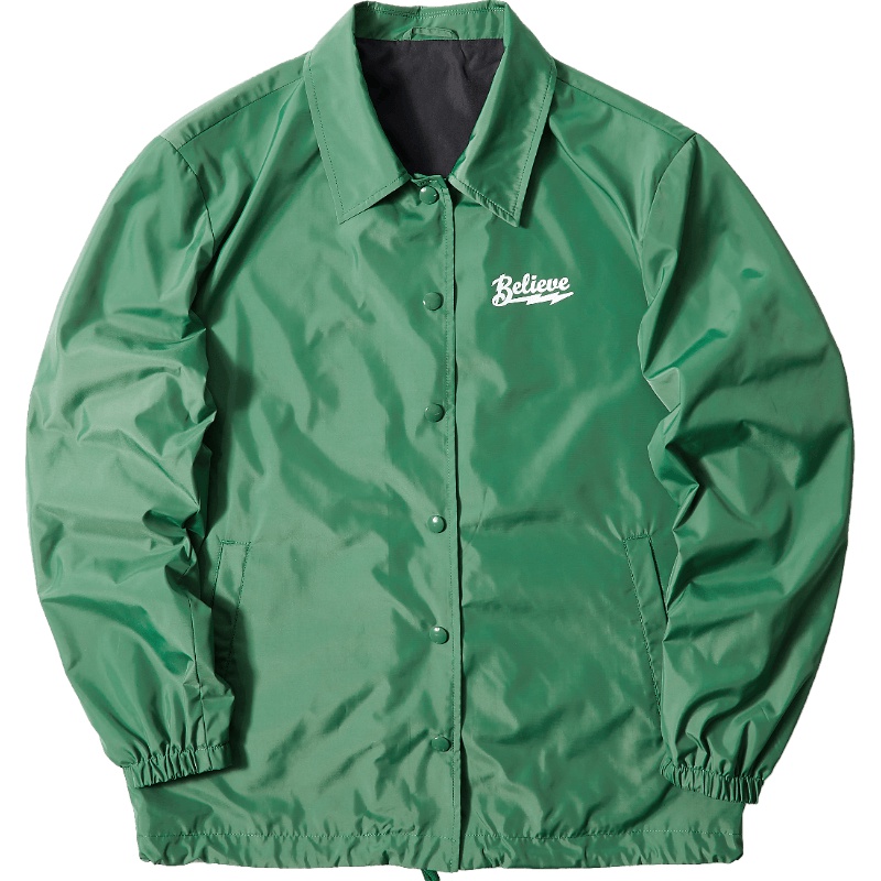 黑鲸翻领教练员夹克女2019春季字母印花装饰外套女CWJAJ19073A