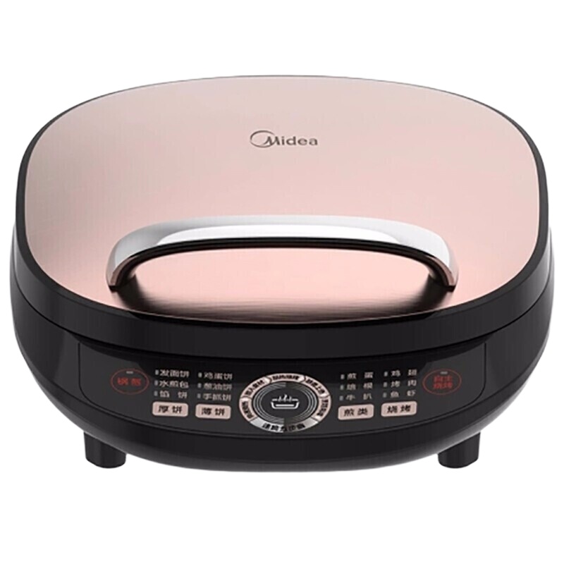 美的(Midea) MC-JCN30S 家用双面加热煎烤机 加深烙饼锅 薄饼煎饼机 烤饼机