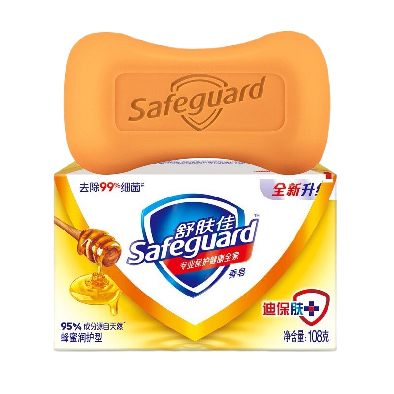 舒肤佳蜂蜜润护香皂108克 4块装