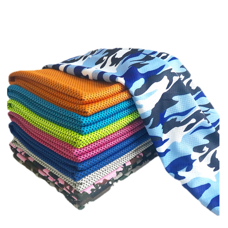 运动毛巾加长冰凉毛巾跑步吸汗健身速干冷感降温神器冰巾聚酯纤维巧妈妈