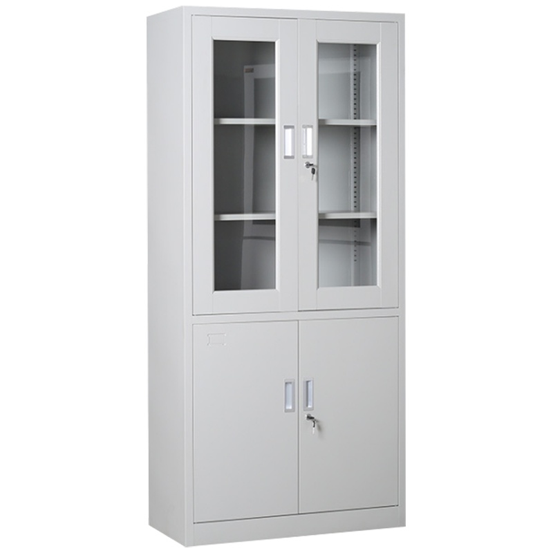 富和美(BNF)大器械文件柜铁皮柜大器械柜档案柜铁柜子员工柜带锁储物柜(850L*390W*1800H)