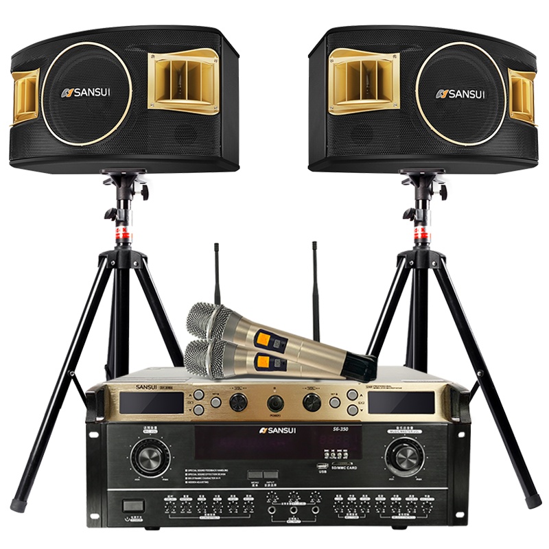 山水(SANSUI) SP2-11卡拉OK组合音箱家用客厅电视家庭影院KTV音响K歌套装