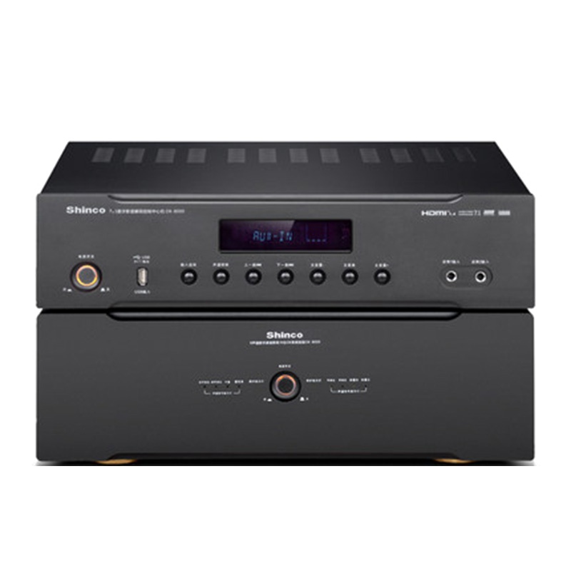 新科 (Shinco) OK-8000 家庭影院7.1声道大功率前后级分体功放机高清3D解码音响功放 后级功放