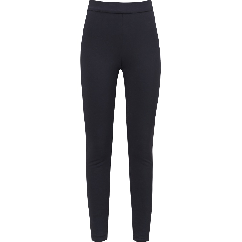 娅丽达女裤2019冬季打底裤女加绒弹力羊毛裤外穿加厚铅笔裤H4788A