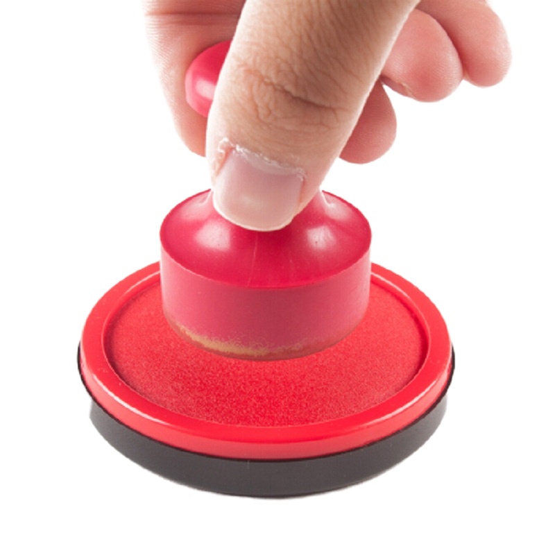 晨光(M&G)AYZ97520财务专用圆形金属快干印台印泥105mm红色(1个价格)