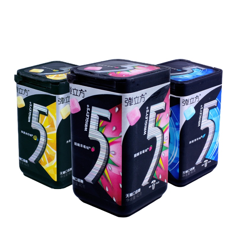 5弹立方激酷薄荷味18粒装*3瓶