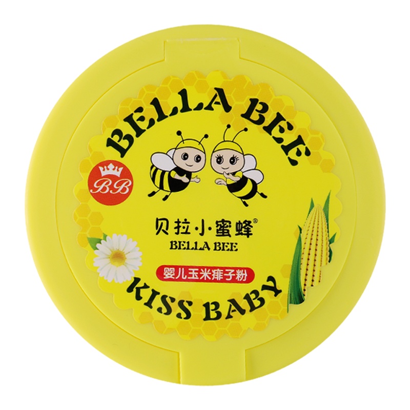 贝拉小蜜蜂婴儿玉米痱子粉140g