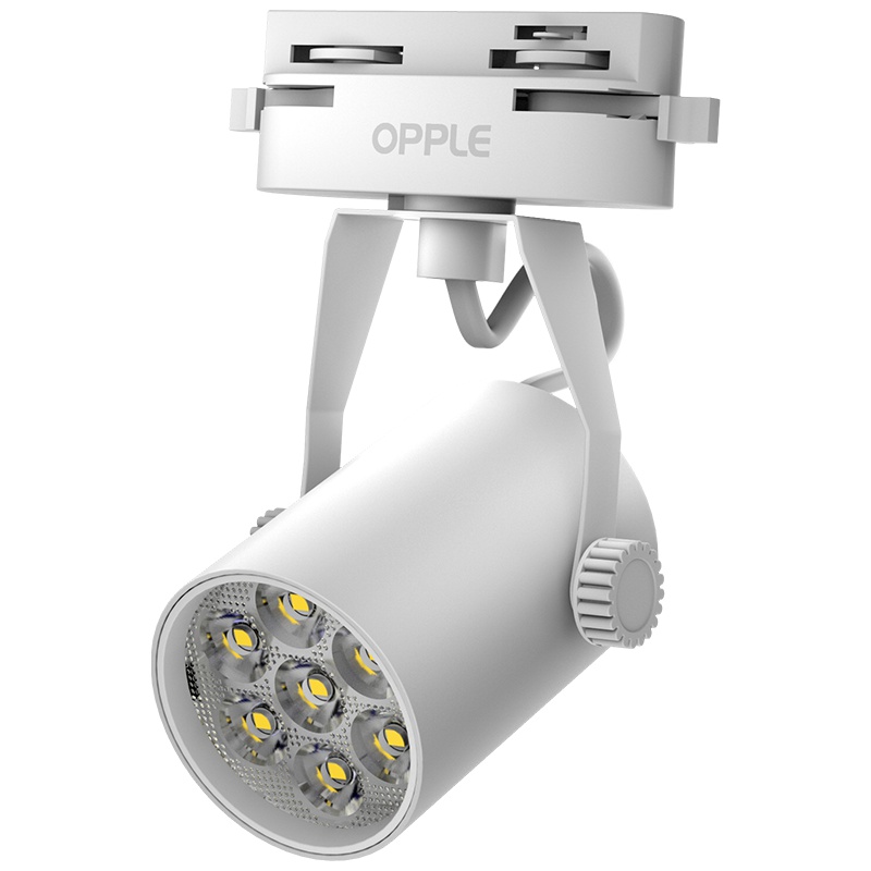 欧普服装店射灯明装筒灯LED轨道灯店铺商用聚光展厅家用背景墙