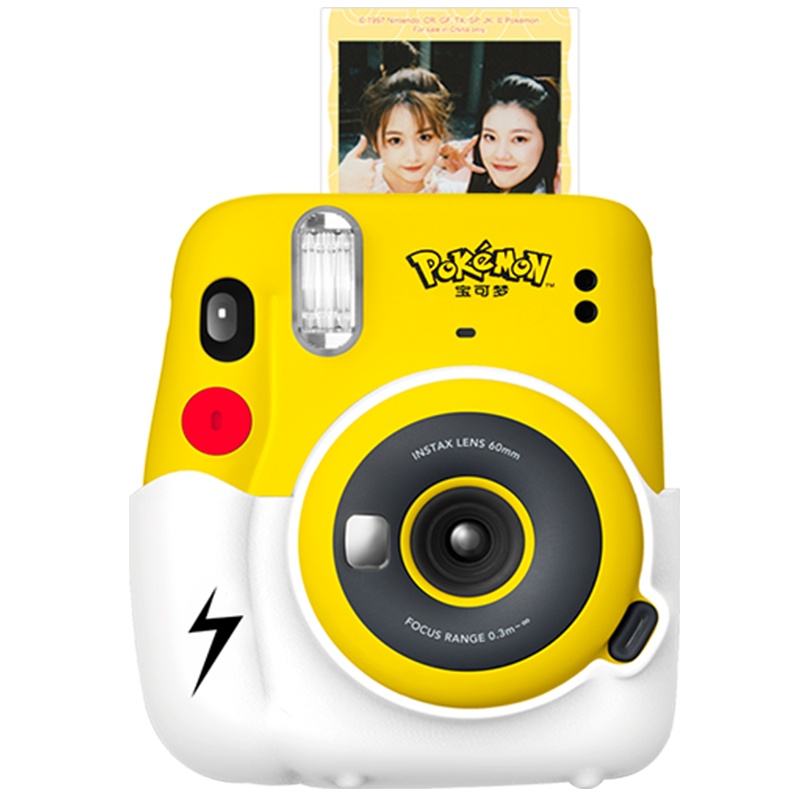 富士(FUJIFILM)INSTAX 一次成像相机 mini11皮卡丘 胶片相机 mini8/9升级款 单机标配