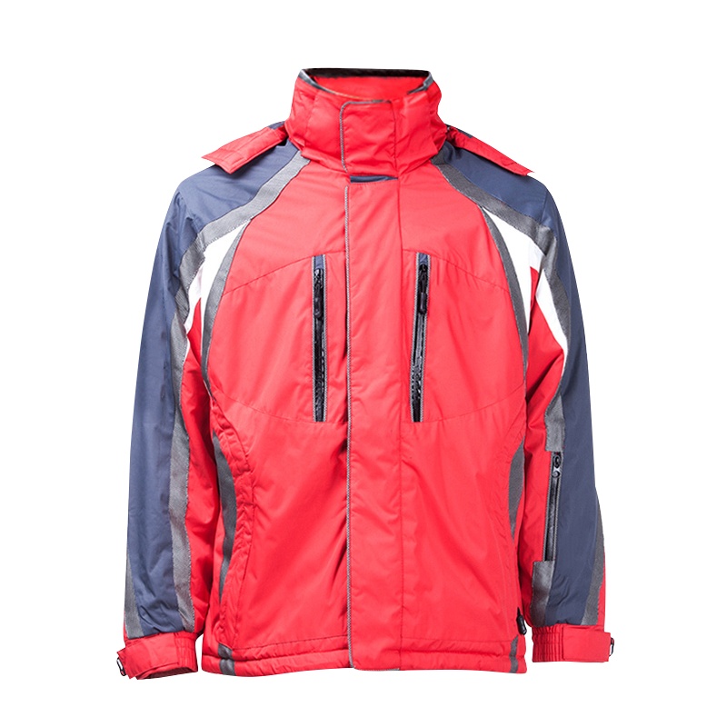 宜虎 拼色防静电工作服 红色 单位:件