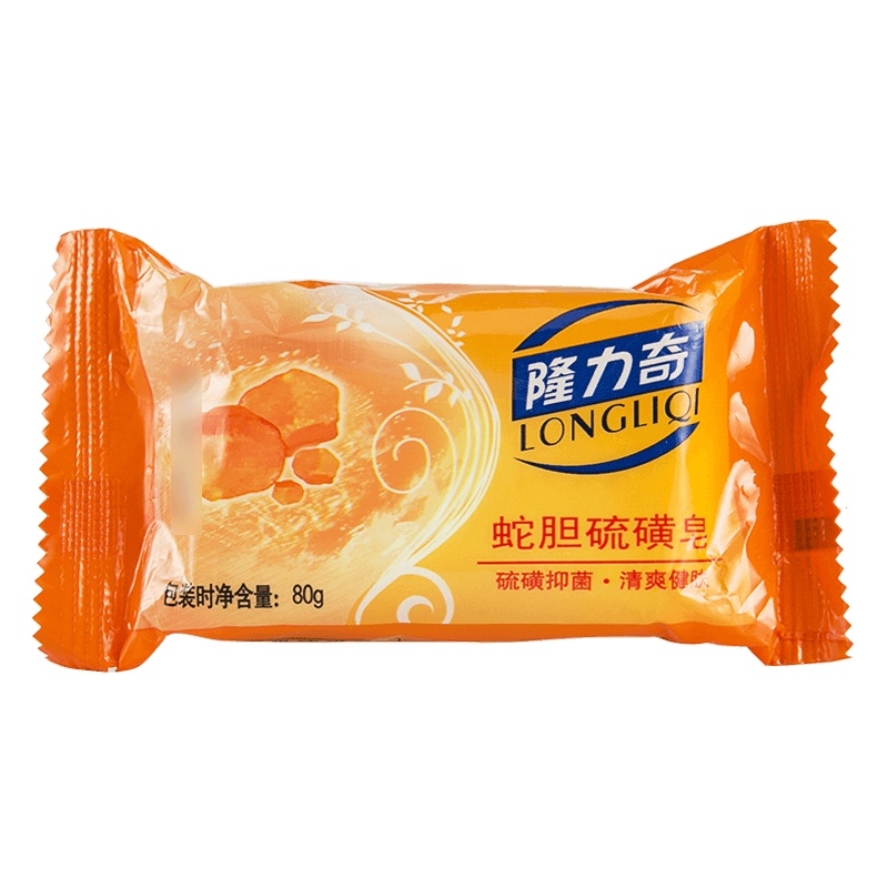 隆力奇 蛇胆硫磺香皂80g