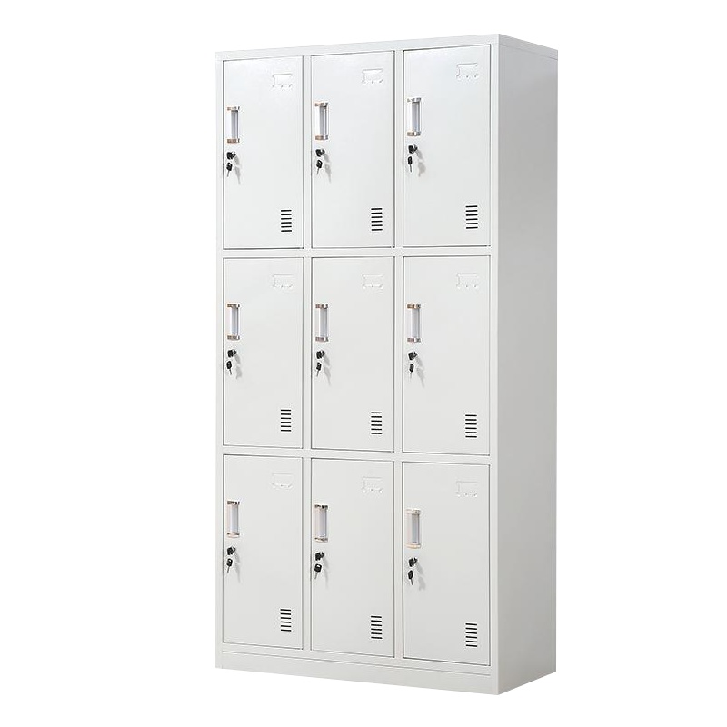 梦商 九门更衣柜 钢制更衣柜 铁皮衣柜 储物柜 1800*900*420mm 1个