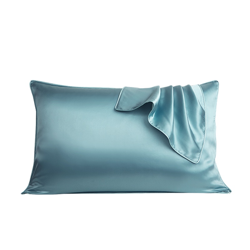 凯诗风尚(CHARSON)真丝枕套 苏宁自营 单面真丝滚边枕套纯色单人学生宿舍双人家用床上用品