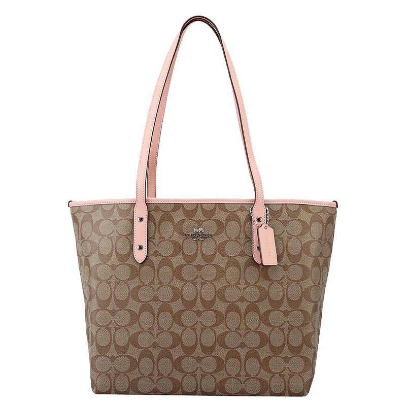 COACH 蔻驰 女手提包 女士PVC手提单肩托特包