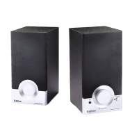 漫步者(EDIFIER) R18T 2.0声道 木质多媒体音响音箱 电脑音响 黑色/