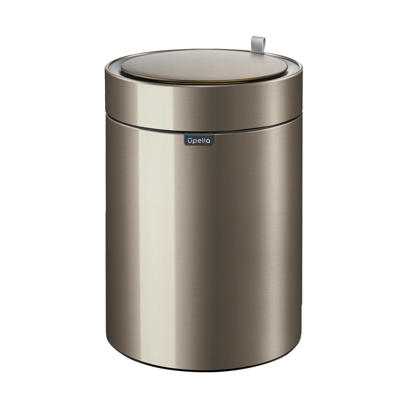 优百纳/Upella 家用智能垃圾桶不锈钢自动感应办公室垃圾桶皓月12L