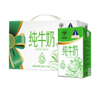 现代牧业 纯牛奶 250ml×24盒/提