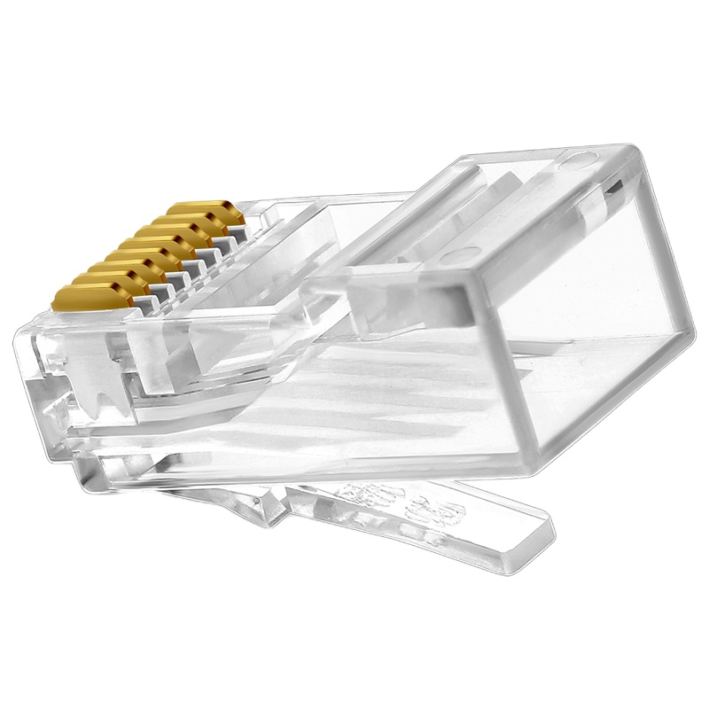 杰堡 宽带水晶头 六类水晶头网络连接头RC-5030工程级