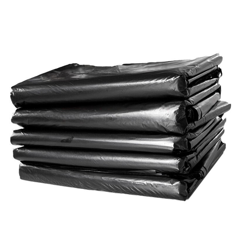 定做加厚平口黑色垃圾袋 550*770 企业定制 100个