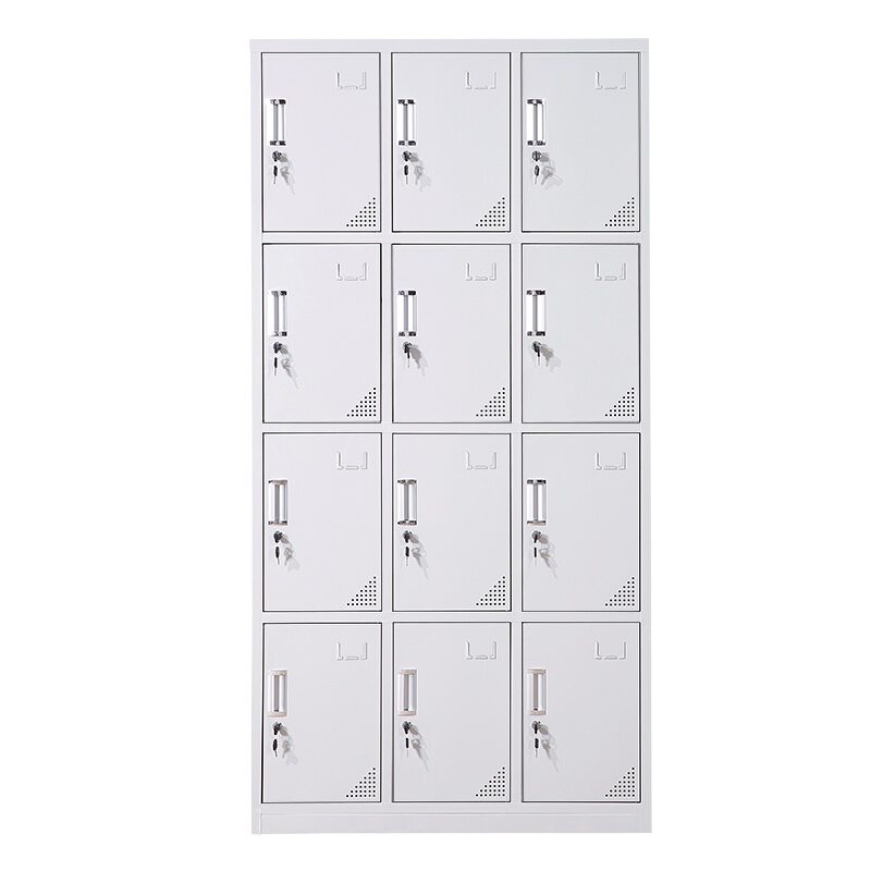 [鑫欧驰]更衣柜员工柜储物柜铁皮柜存包柜鞋柜碗柜十二门更衣柜