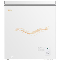 【官方正品 全国联保】TCL156升 顶开门冰柜 小型迷你卧式冷柜 冷藏冷冻 家商两用 BD/BC-156HQD雪白