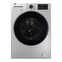 倍科(beko)BU-WCP 101452 PSI 10公斤变频滚筒洗衣机 全自动洗衣机 大容量(银色)