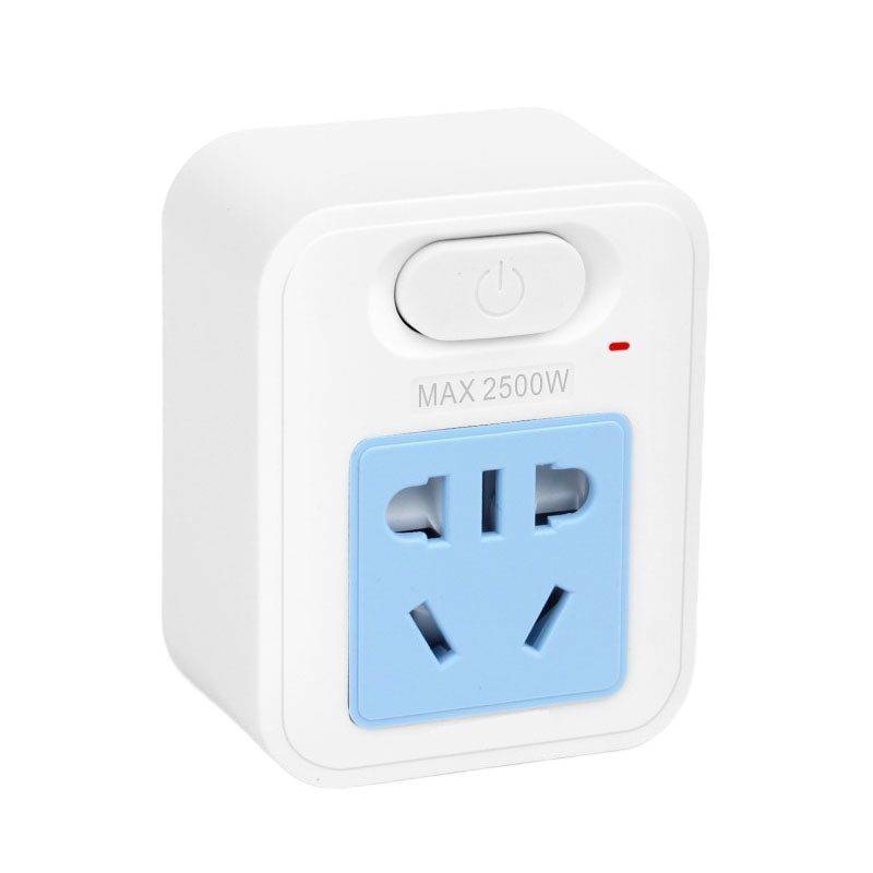 多功能插座插头转换器 10A普通插头 带开关/个