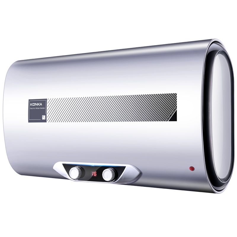 康佳（KONKA） 扁桶型储水式电热水器 双内胆旋钮式 速热节能恒温 家用大容量 50升3000瓦 DSZF-KW16