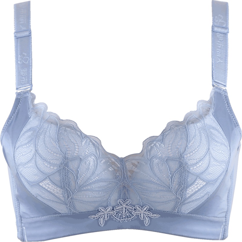 都市丽人性感刺绣蕾丝无钢圈聚拢收副乳调整型文胸胸罩女士内衣2B6524