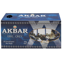 AKBAR斯里兰卡原装进口锡兰红茶英式茶叶20片伯爵茶佛手柑味包袋泡茶