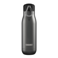 美国Zoku 男女提手便携车载杯运动健身户外不锈钢真空保温杯500ml-暗灰色