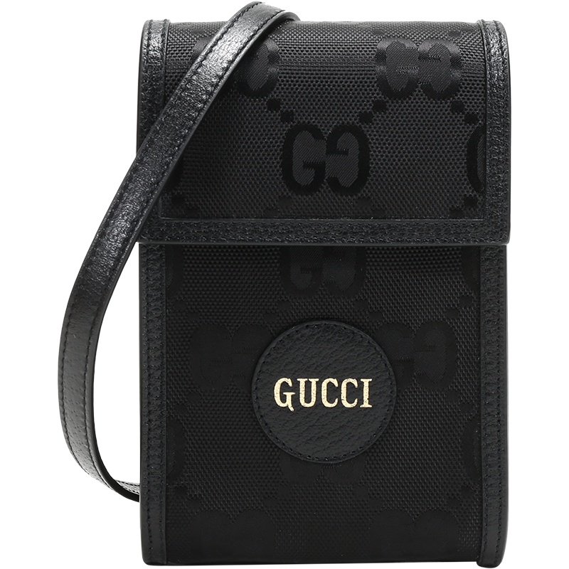 GUCCI 古驰 男士 Off The Grid系列织物配皮单肩斜挎包迷你款 625599 H9HAN