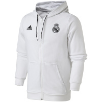 adidas男服夹克外套足球皇马休闲运动服DP5188 L DP5188白色