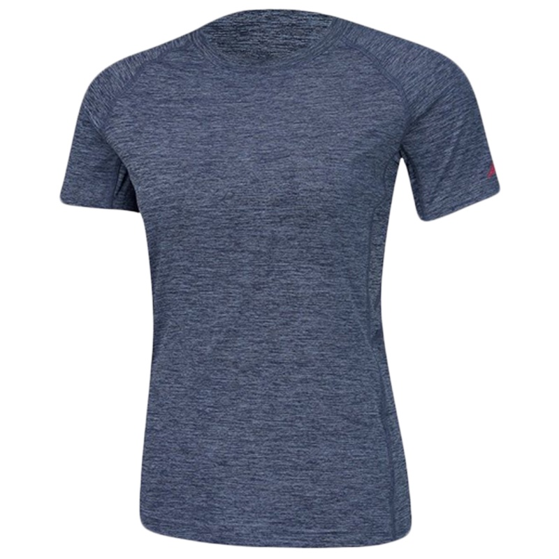 李宁圆领翻领运动T恤短袖夏季女