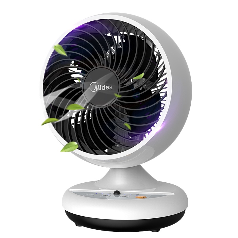 美的(Midea)电风扇 3档循环风选择 7H预约定时 360度全景送风 空气循环扇 风扇 电扇GAC18ER