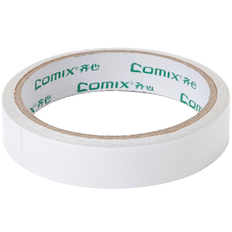 齐心 MJ2410-10 24mm*10y(9.1米) 双面胶带 10卷/桶