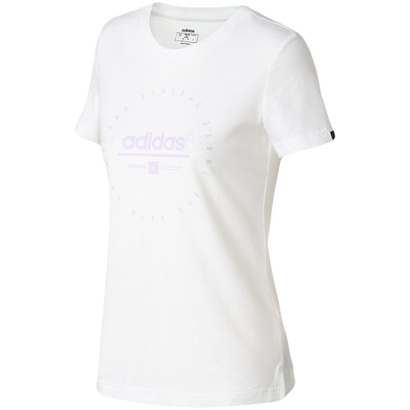 【自营】阿迪达斯女服短袖T恤运动型格跑步健身运动服FM6149