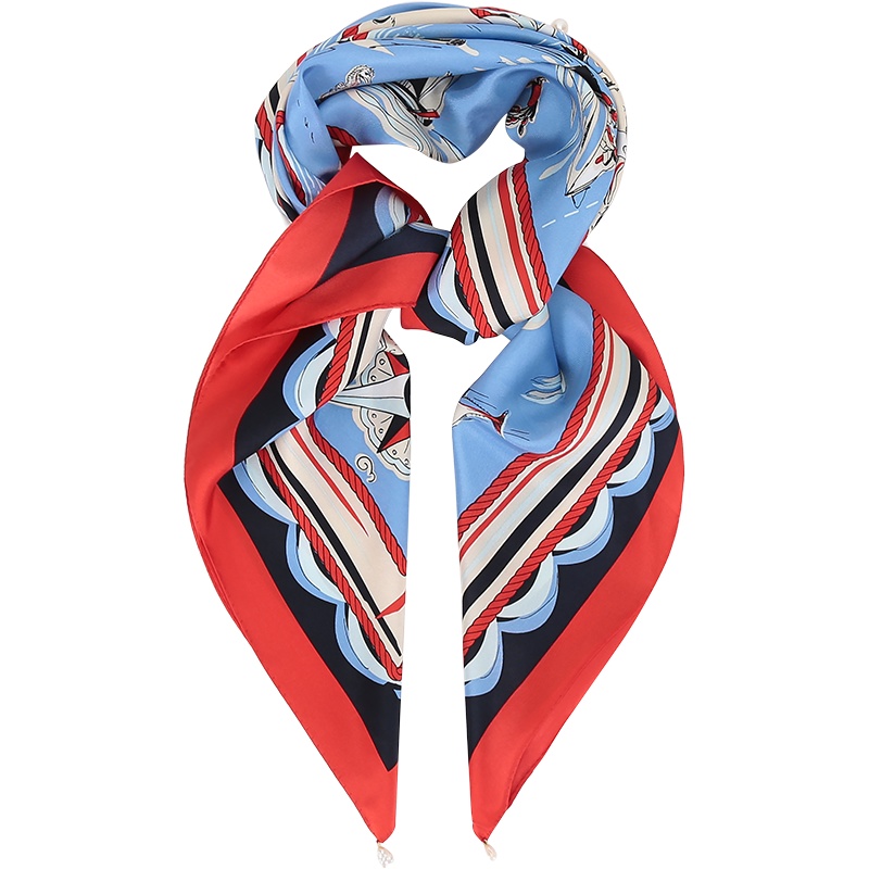 托里·伯奇 TORY BURCH TB围巾 女士桑蚕丝方巾丝巾围巾63278