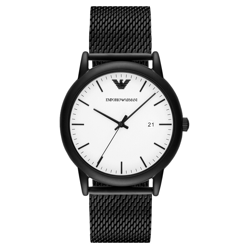 阿玛尼(ARMANI) 手表休闲男表时尚钢带石英手表 AR11046