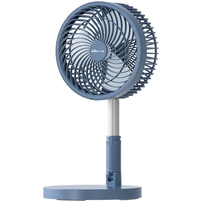 小熊（Bear）电风扇 DFS-A09D1 落地小风扇家用桌面伸缩折叠迷你便携式充电学生小电扇苏宁自营