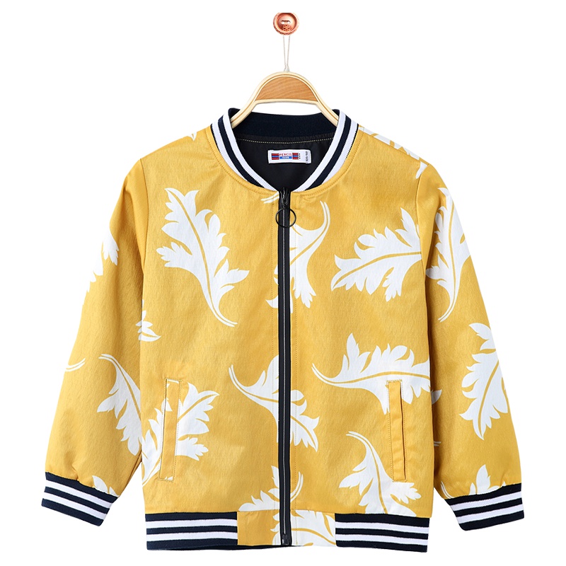 铅笔俱乐部童装2019秋装新款男童长袖外套中大童拉链外套儿童上衣